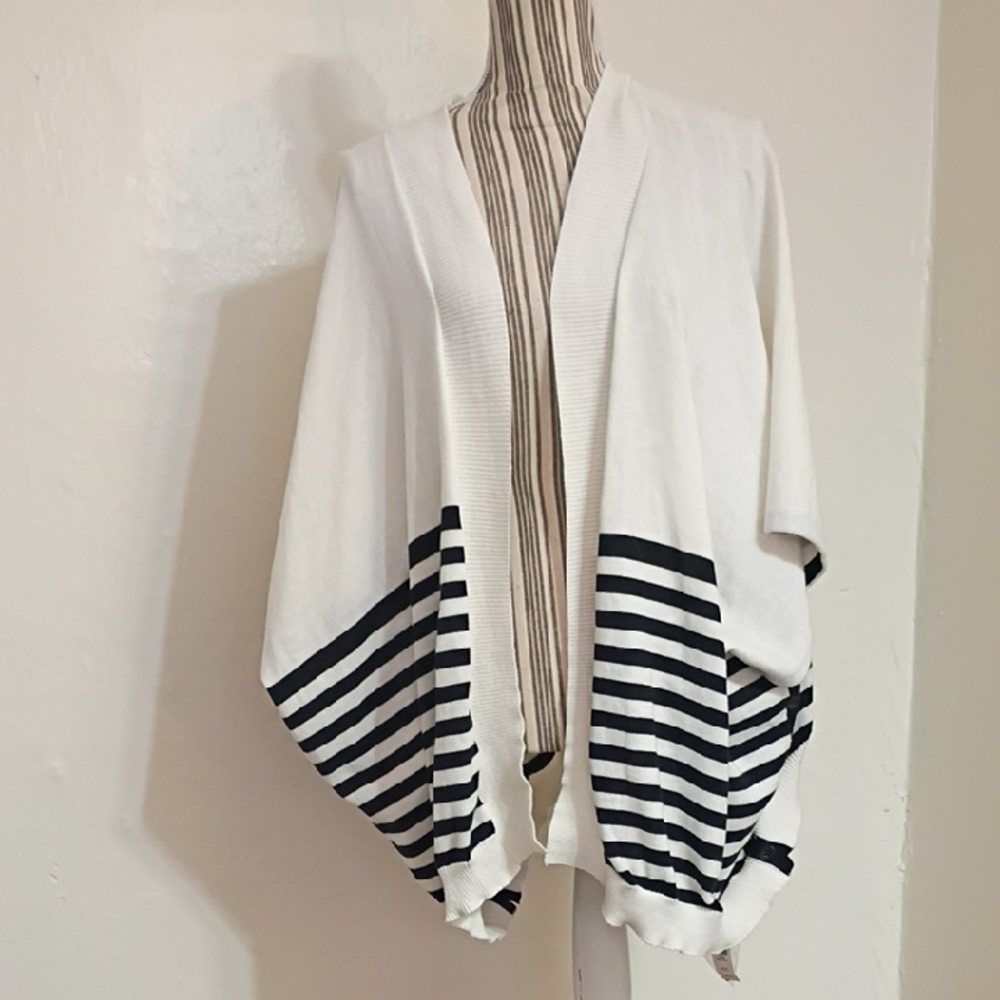 Talbots Oversized Knit Boxy Open Cardigan Size XS/S NWT